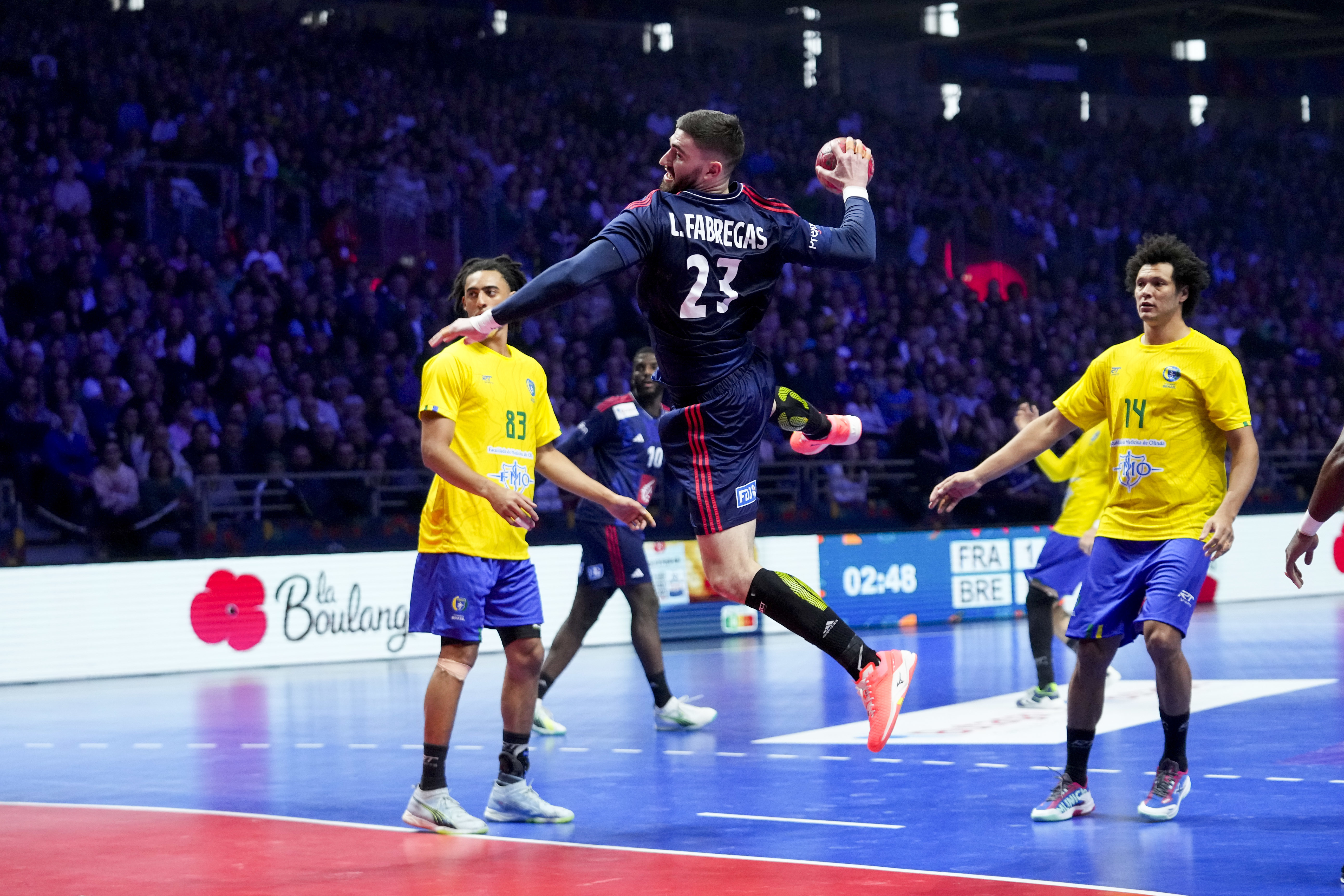 La France confirme et s'impose face au Brésil