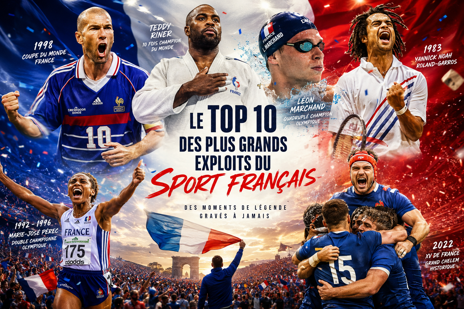 Le Top 10 des plus grands exploits du sport français
