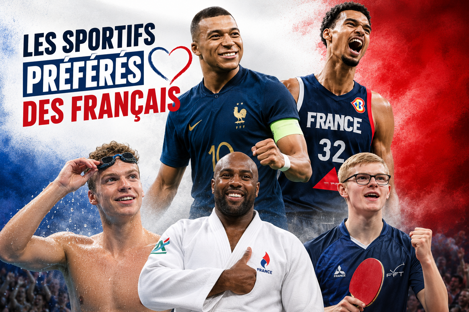 Les sportifs préférés des français