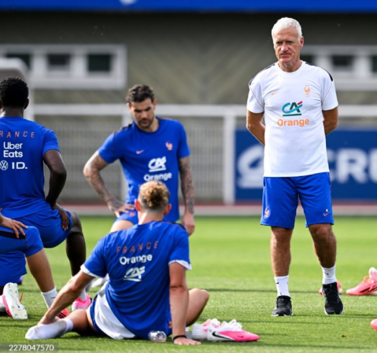 L'équipe de France déja en plein travail