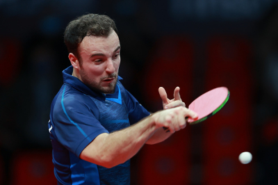 Simon Gauzy éliminé par Hugo Calderano