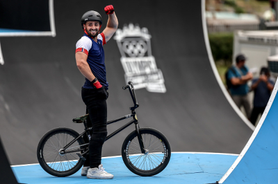 Anthony Jeanjean champion du monde de BMX freestyle park