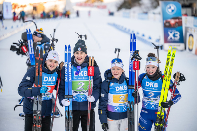 Une deuxième place pour la France sur le relais mixte