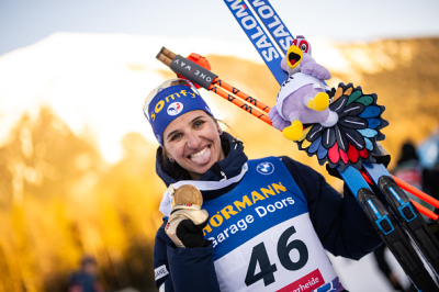 Julia Simon est championne du monde sur l'individuel