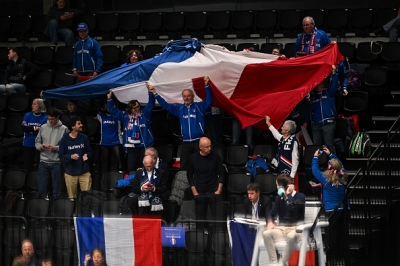 La France s'impose face à la Lettonie