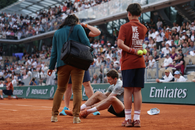 Ugo Humbert contraint à l'abandon
