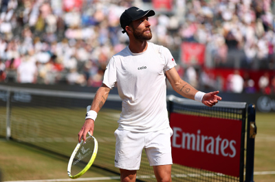 Corentin Moutet s'impose et montre son mauvais comportement