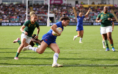 La France étrille l'Afrique du Sud et rejoint les quarts de finale