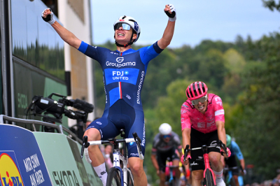 Romain Grégoire remporte la première étape