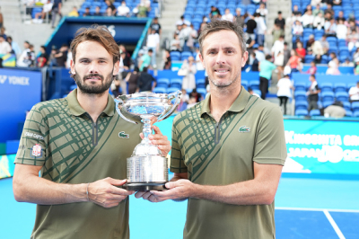 Edouard Roger-Vasselin titré en double à Tokyo