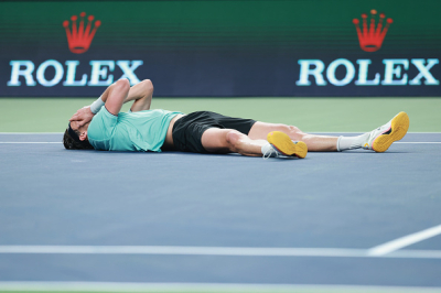 Arthur Rinderknech tombe Medvedev et file en finale