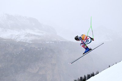 Nils Allègre et Matthieu Baillet au pied du podium