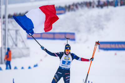 Le relais tricolore féminin s’impose à Oberhof