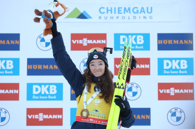 Lou Jeanmonnot s'impose sur la poursuite