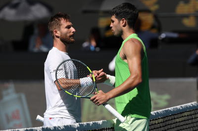 Carlos Alcaraz ne fait qu'une bouchée de Corentin Moutet