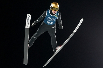 Valentin Foubert frôle l’exploit en saut à ski