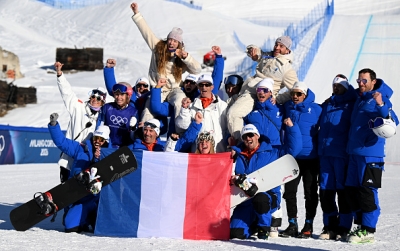 Léa Casta et Loan Bozzolo sauvent l’honneur du snowboard-cross tricolore