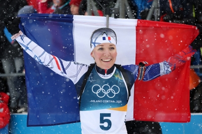 Un bilan exceptionnel pour les biathlètes français aux JO de Milan-Cortina