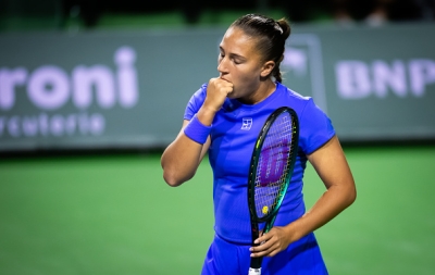 Madison Keys sort Diane Parry