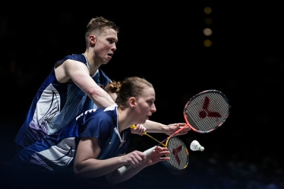 Delphine Delrue et Thom Gicquel en quart de finale
