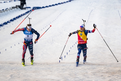 Éric Perrot remporte un nouveau petit globe après la poursuite