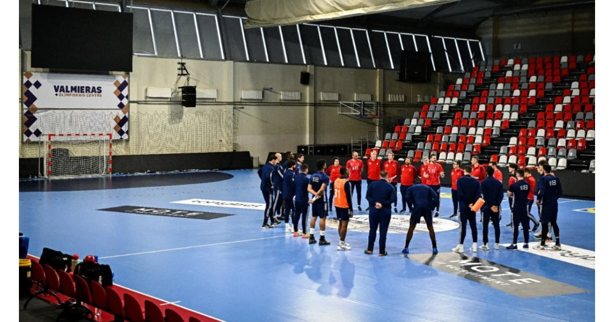 L'équipe de France affronte la Lettonie