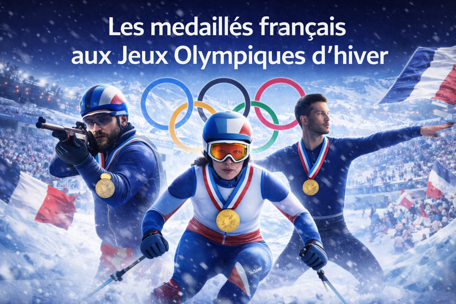 Les médaillés français aux Jeux Olympiques d’hiver