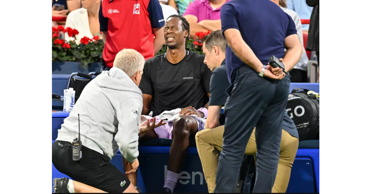 Gaël Monfils rechute et abandonne