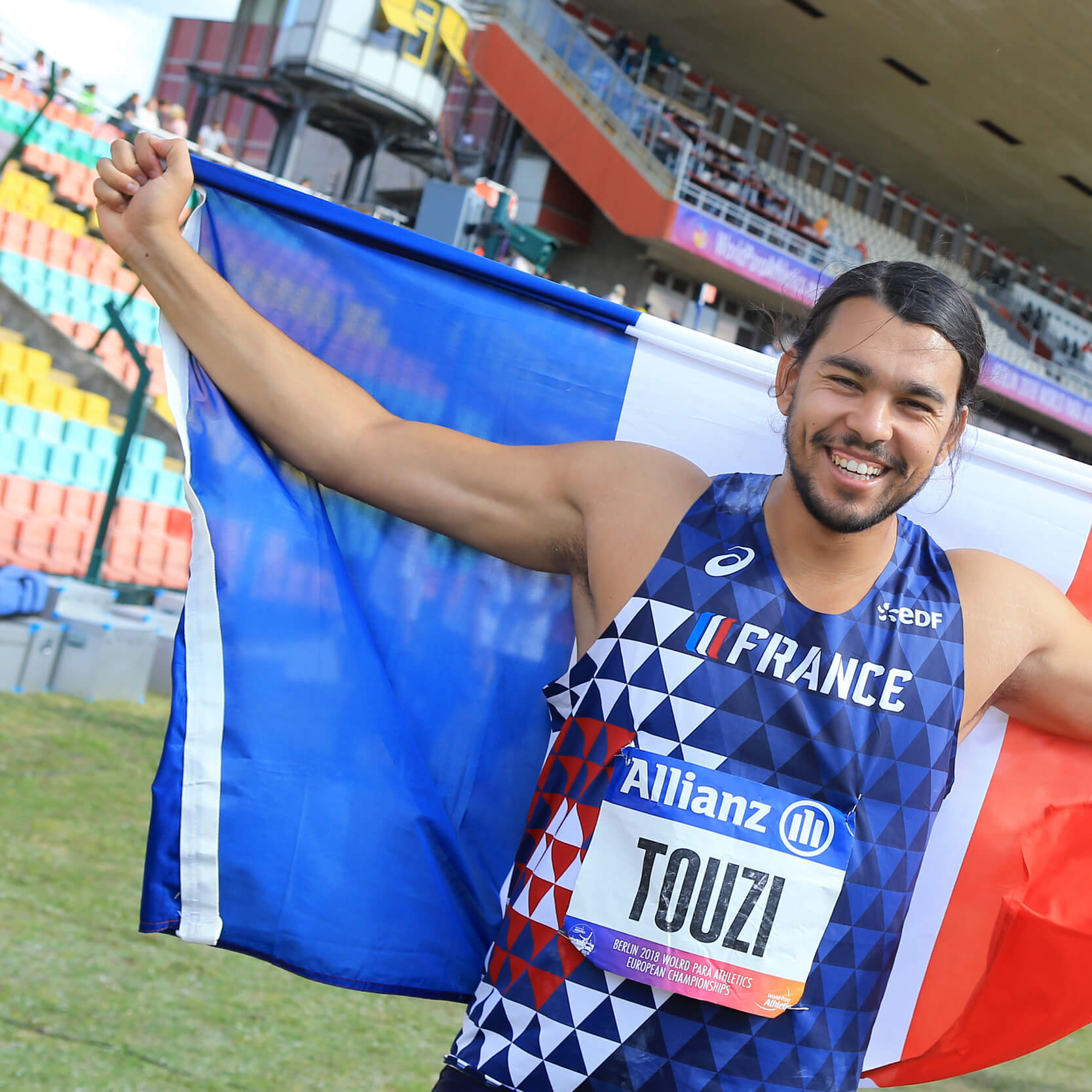 Badr Touzi, athlète handisport français de l'équipe de France