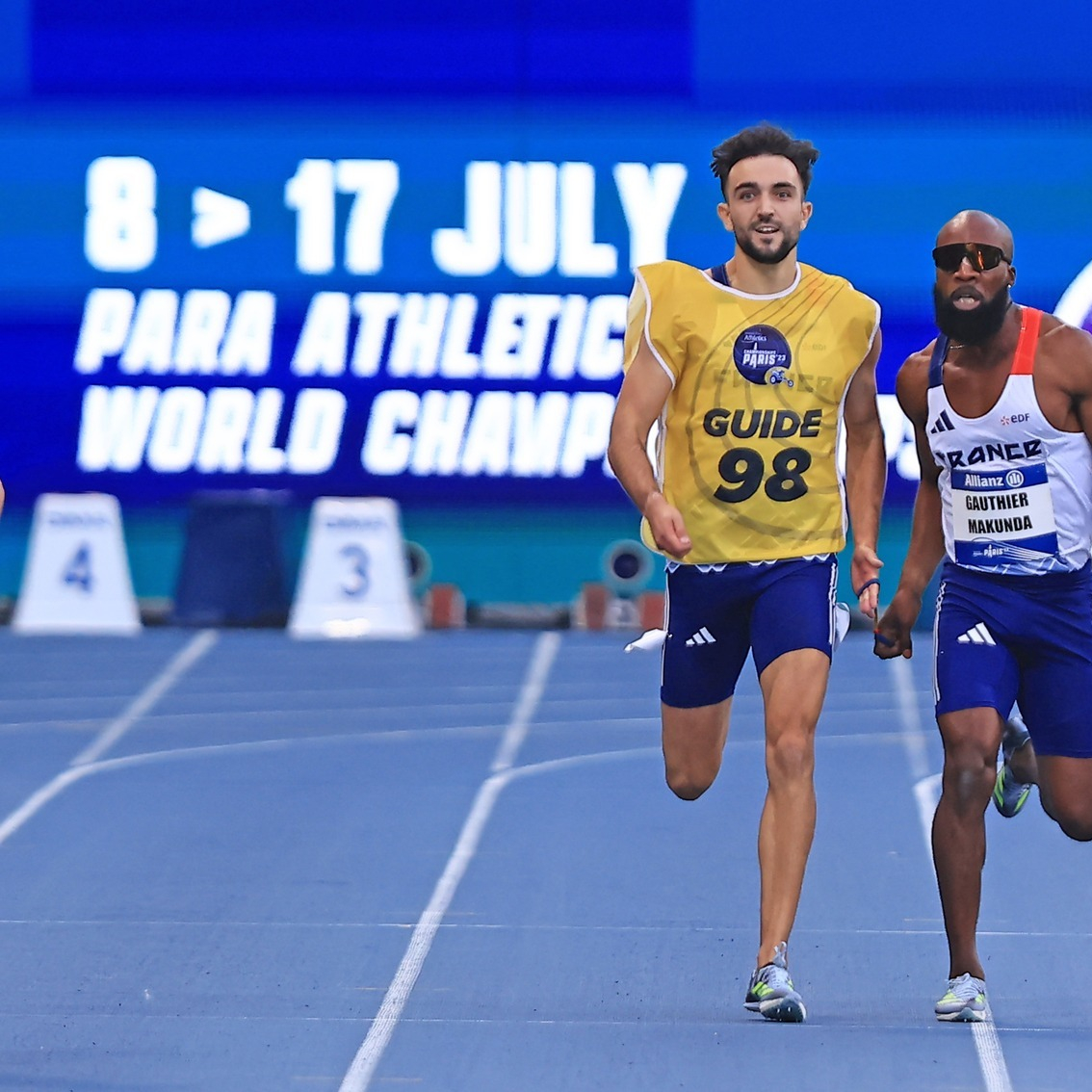 Trésor Gauthier MAKUNDA, athlète handisport français de l'équipe de France