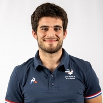 Téo Rayet, rameur français de l'équipe de France