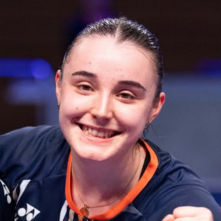 Camille Pognante, badiste française de l'équipe de France