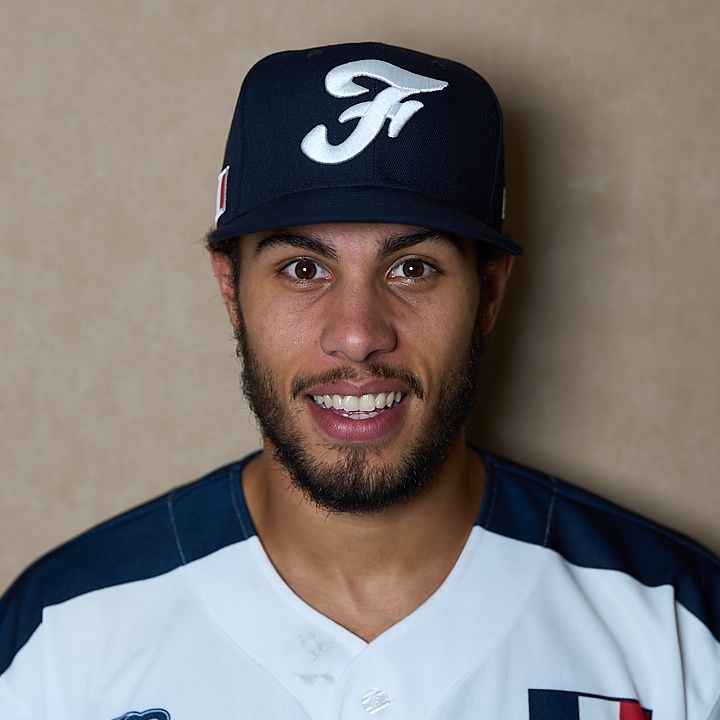 Léo Jiminian, baseballeur de l'équipe de France