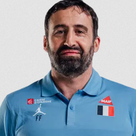 Frédéric Fauthoux, entraineur et basketteur de l'équipe de France