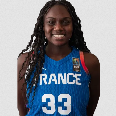 Maëva Djaldi-Tabdi, basketteuse de l'équipe de France