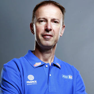 Vincent Collet, entraineur de basket-ball de l'équipe de France