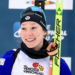 Amandine Mengin, biathlète française de l'équipe de France