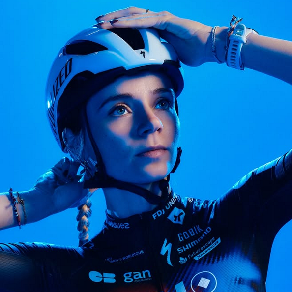 Évita Muzic, cycliste française de l'équipe de France