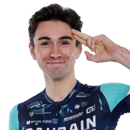 Lenny Martinez, cycliste français de l'équipe de France