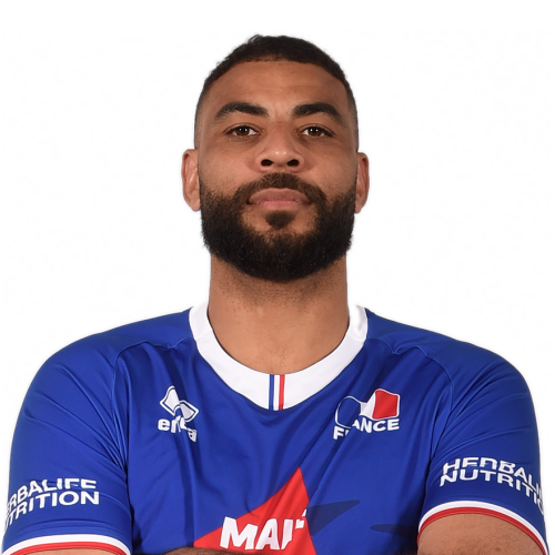 Earvin Ngapeth, volleyeur de l'équipe de France