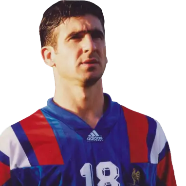 Eric Cantona, footballeur de l'équipe de France