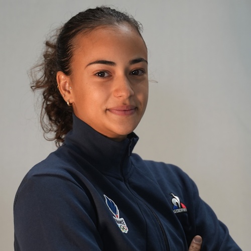 Manon Lebon, grimpeuse française de l'équipe de France