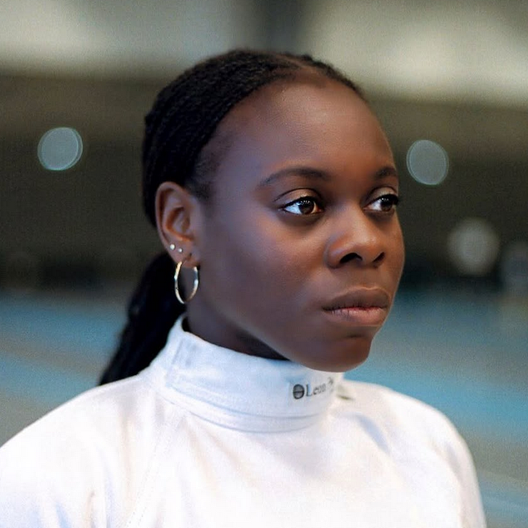 Laurence Epee, escrimeuse française de l'équipe de France