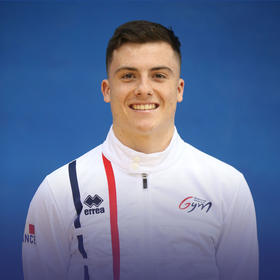 Pierre Gouzou, gymnaste français de l'équipe de France