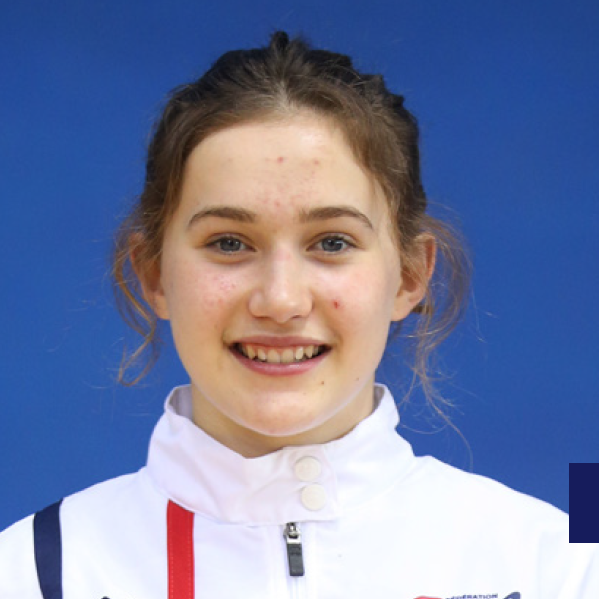Zélie Riou, gymnaste française de l'équipe de France