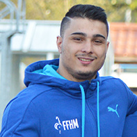 Romain Imadouchène, haltérophile français de l'équipe de France