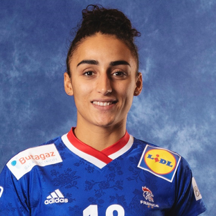 Orlane Ahanda, handballeuse de l'équipe de France