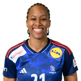 Orlane Kanor, handballeuse de l'équipe de France