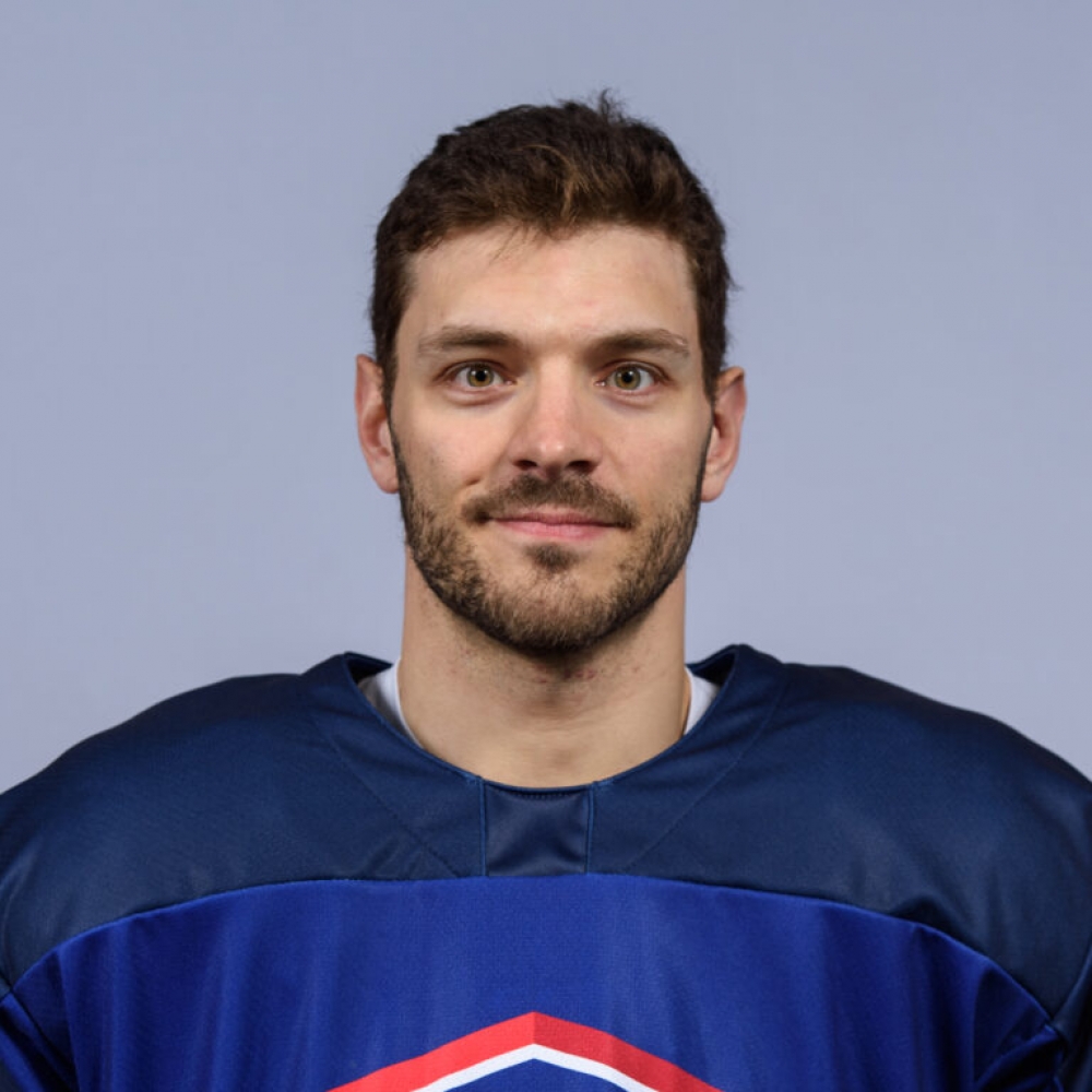 Charles Bertrand, hockeyeur de l'équipe de France