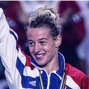 Cécile Nowak, judoka française de l'équipe de France